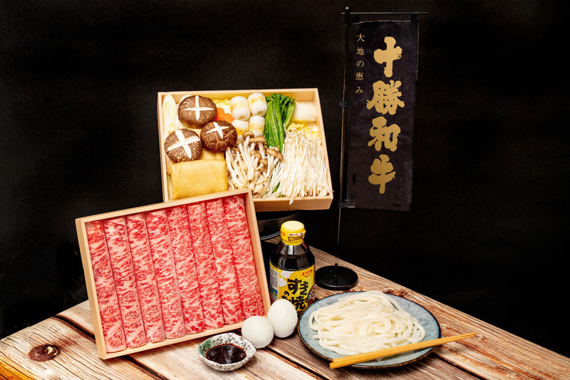 【儀式感】日式火鍋: 日本北海道十勝A4和牛西冷壽喜燒套餐