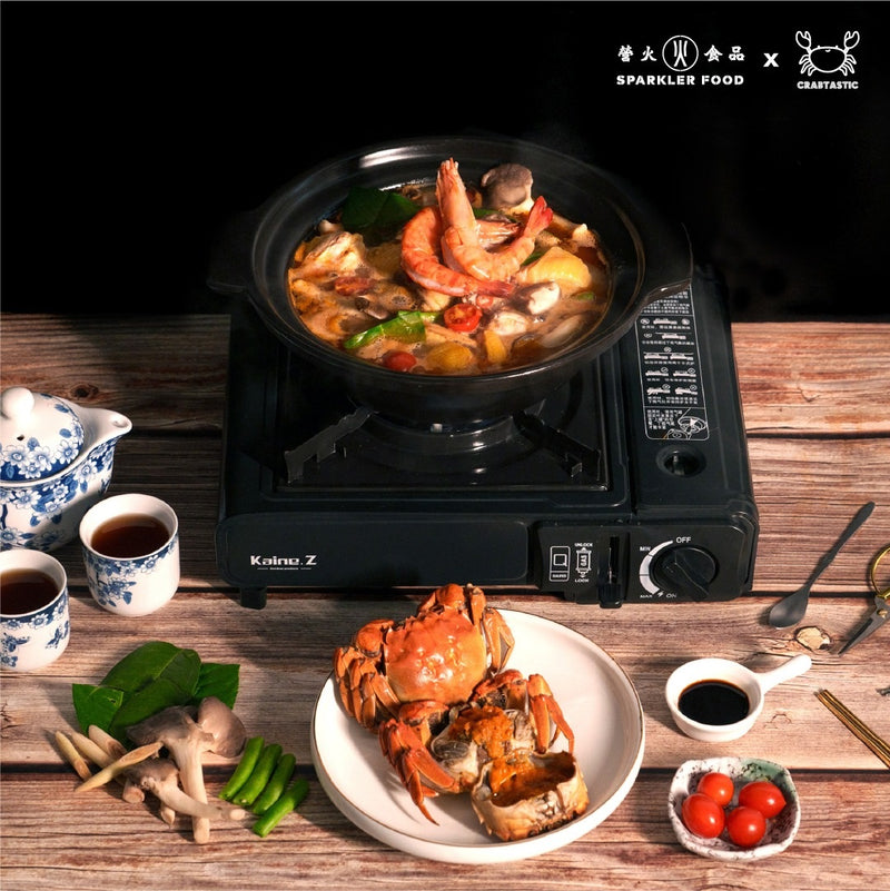 【營火 x Crabtastic】太湖大閘蟹煲仔套餐4人份