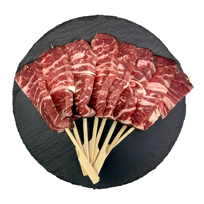【營火x呢度】168熟成厚切澳洲穀飼牛肉串燒