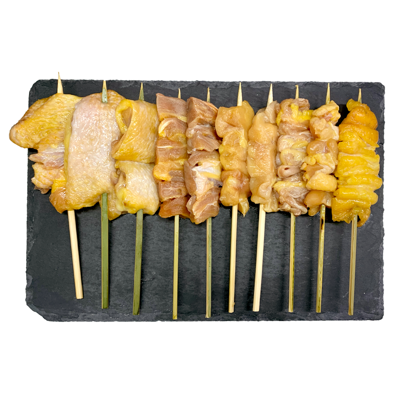 【營火x呢度】168熟成雞肉串燒(10串)