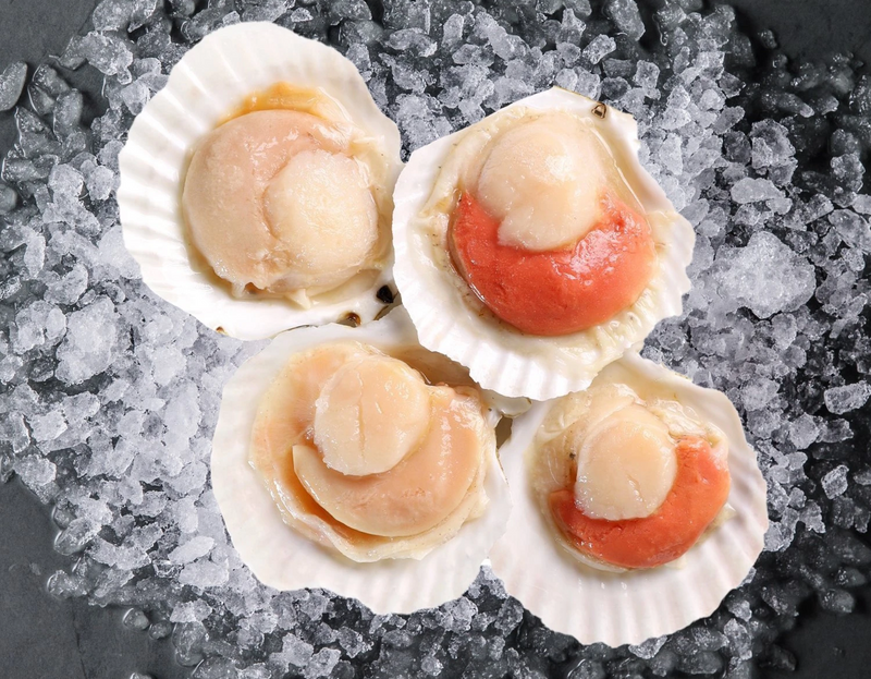 蒜蓉牛油原隻扇貝(4隻) Seared Scallops with Herb Butter(4pc)